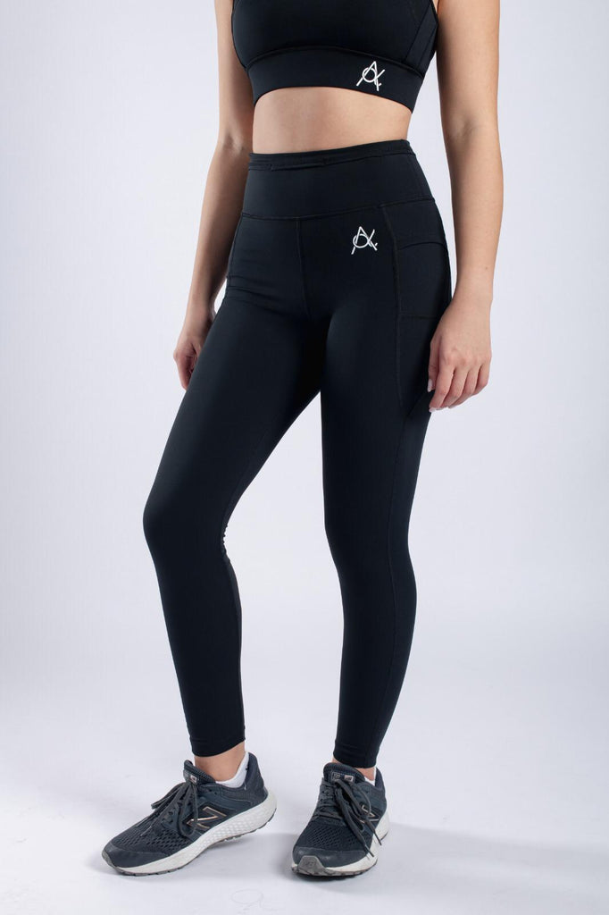 ATHENA ACTIVE Ankle length legging with fold over panel
